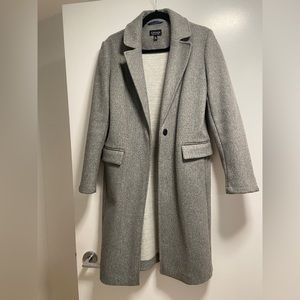 Topshop grey pea coat, excellent condition!